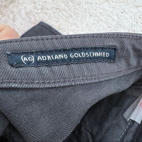 AG Adriano Goldschmied Premiere Skinny Straight Distressed Rip Whiskering Jeans - Picture 14 of 16